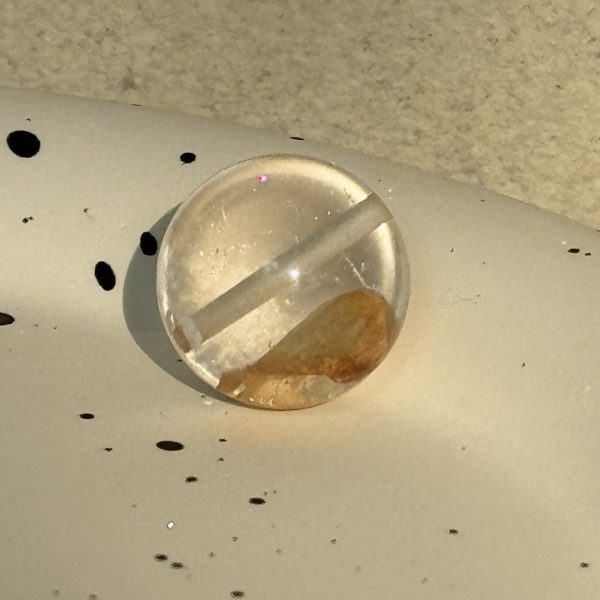 Natural Water-Bladder Crystal Bead