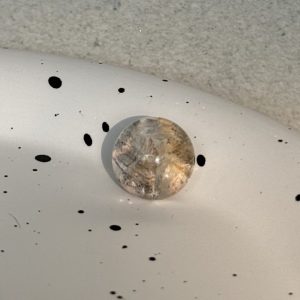 Natural Water-Bladder Crystal Beads