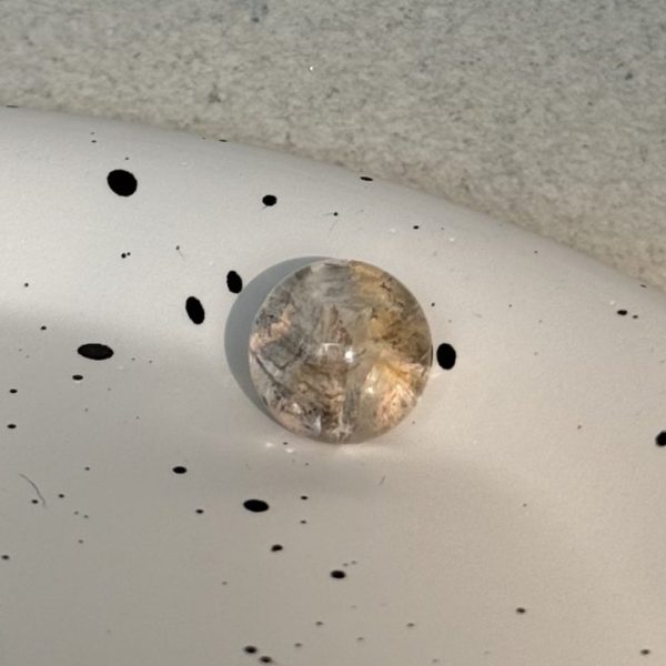 Natural Water-Bladder Crystal Beads