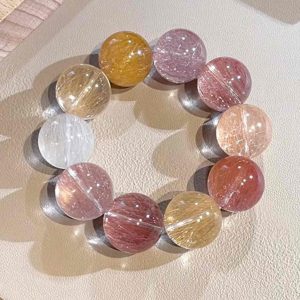 “Magic - Color Starlight” Multi - Rutilated Quartz Bracelet