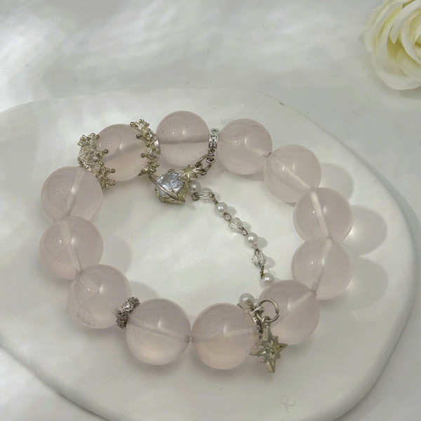Rose Quartz Star Wish Bracelet